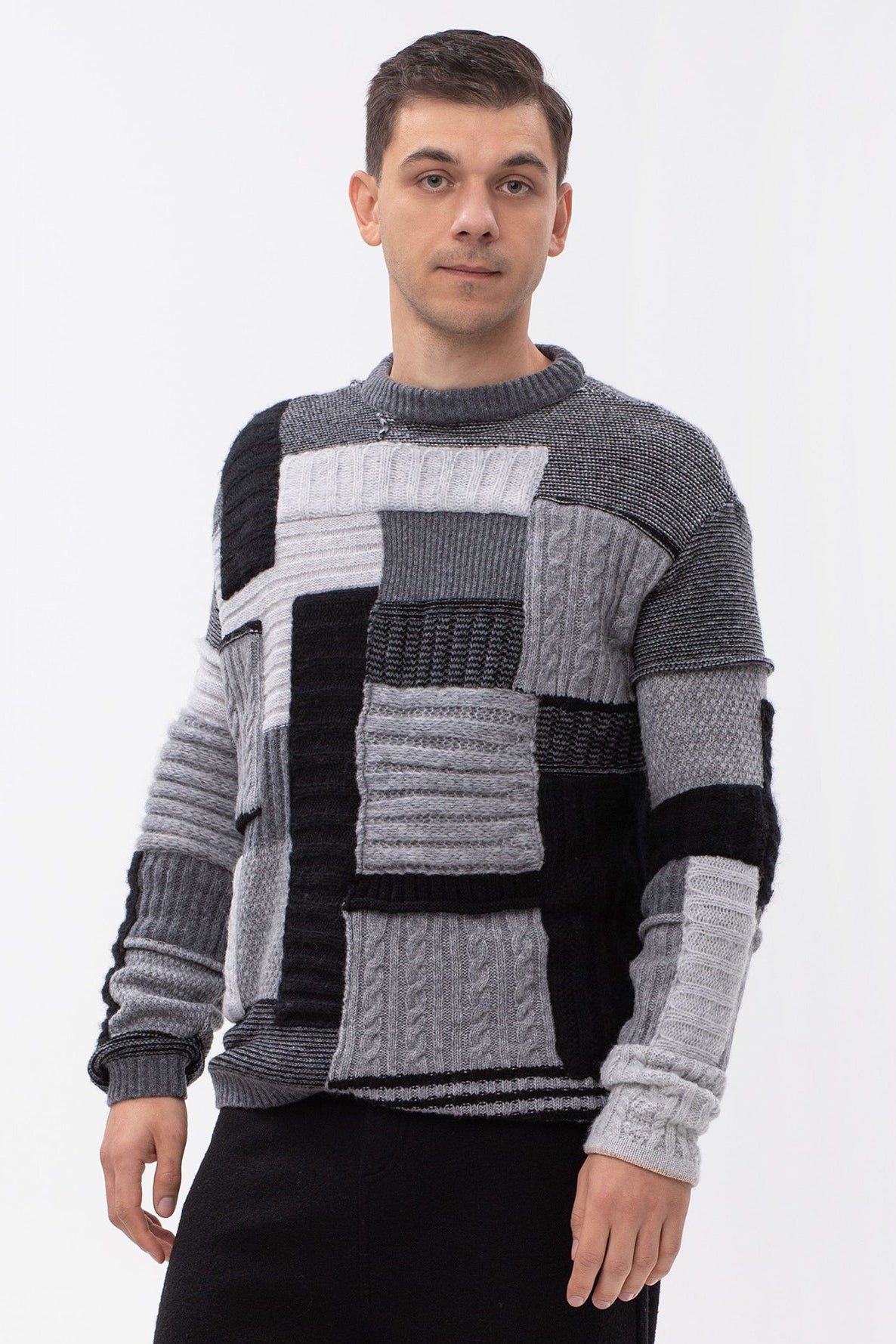 Chunky Patchwork Sweater