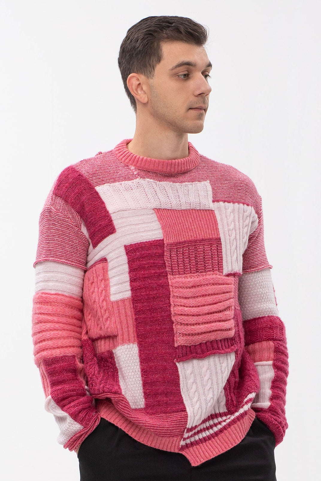 Chunky Patchwork Sweater