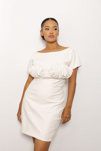 “Charlotte” White Mini-Dress