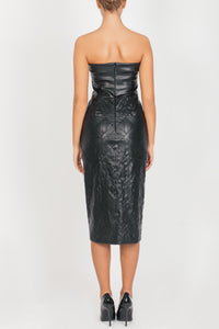 Leather dress in various shapes